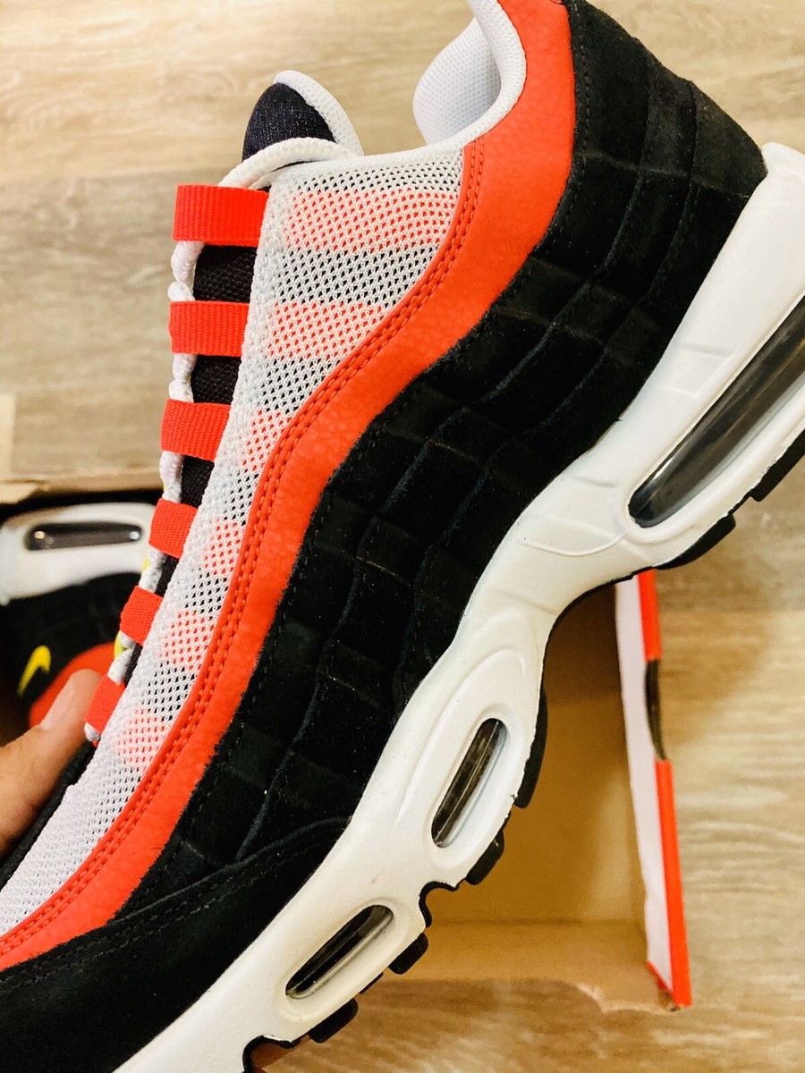Nike Air Max 95 Essential White Black Yellow Red AT9865-101