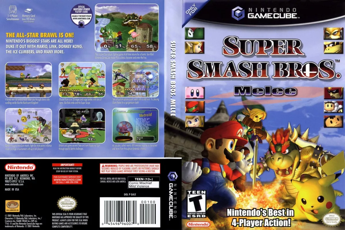  Super Smash Bros Melee : Gamecube: Video Games