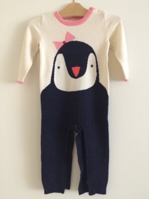 Baby Gap Girl's penguin Jumpsuit 18-24 month used / pre-owned