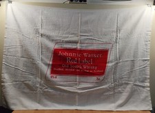 JOHNNIE WALKER RED LABEL SCOTCH WHISKY VTG BATH / BEACH TOWEL 39'' X 55''