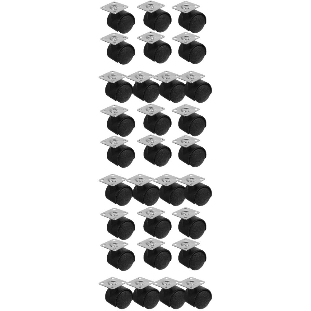 30 Pcs Furniture Casters Pp Replacement Stool Wheel Small Cart eBay