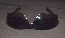 Black Wrap Around Unisex 7 1/2" Sunglasses Glasses