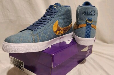 Nike SB Zoom Blazer Mid QS 2 Supreme Denim 2022 (DX8421-400) Men's