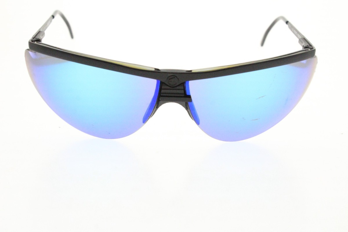 VINTAGE GARGOYLE LEGENDS SUNGLASSES BLACK MATTE MIRROR METAL MADE