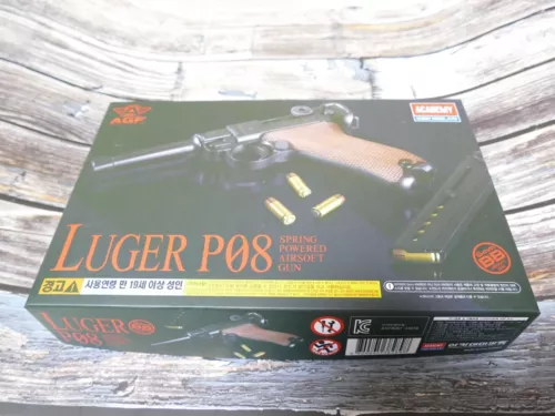 Academy Science Luger P08 Toy Real Gun Bullet Injection 6mm BB Assembled Product