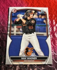 2023 Bowman Prospect Paper Max Wagner #BP-8 1st Orioles Baseball Card