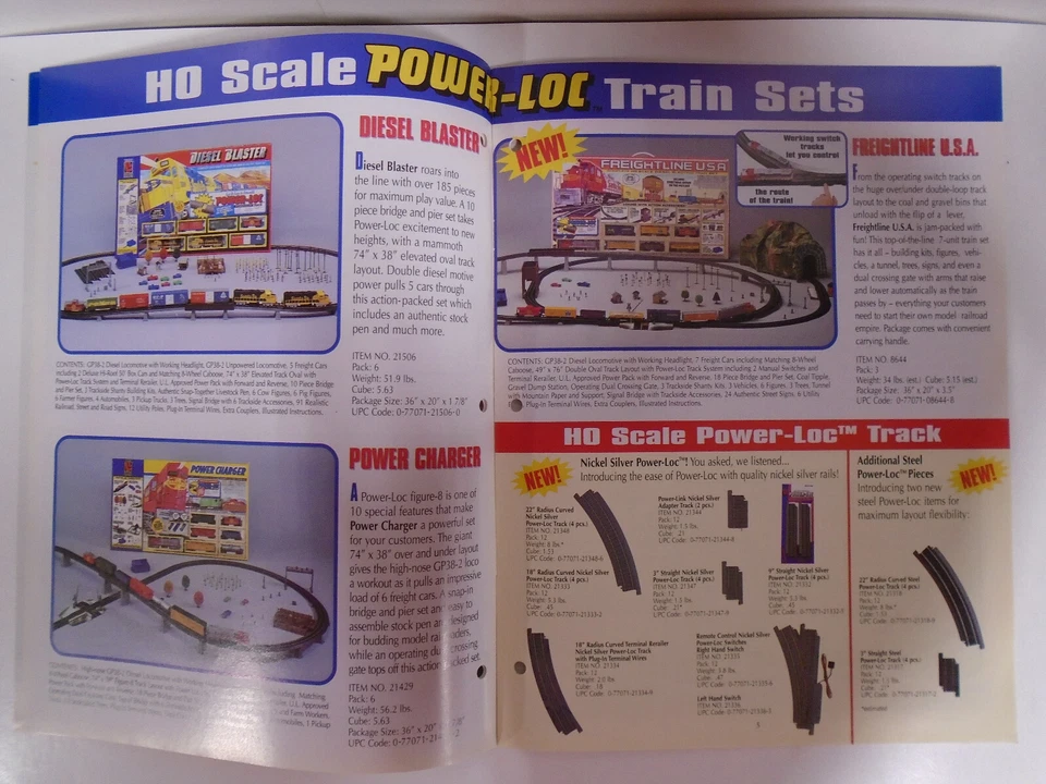 VINTAGE LIFE-LIKE MODEL TRAIN 1997 & 1998 DEALERS CATALOGS - Image 4 of 4