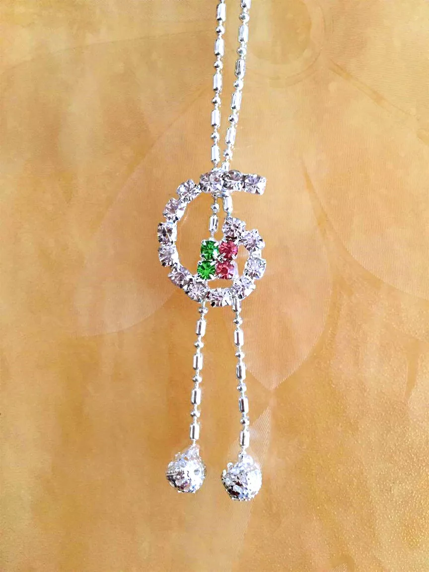 Rhinestone initial deals charms