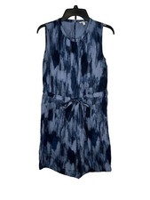 Gap Women's Dress Printed Abstract Cinch Tie-Waist Sleeveless Knee Length Sz. XS