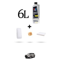 Hoffcar Wartungsset 3 Filter Und 6L ÖL FüR Lexus Nx 200 110Kw Ab 2014
