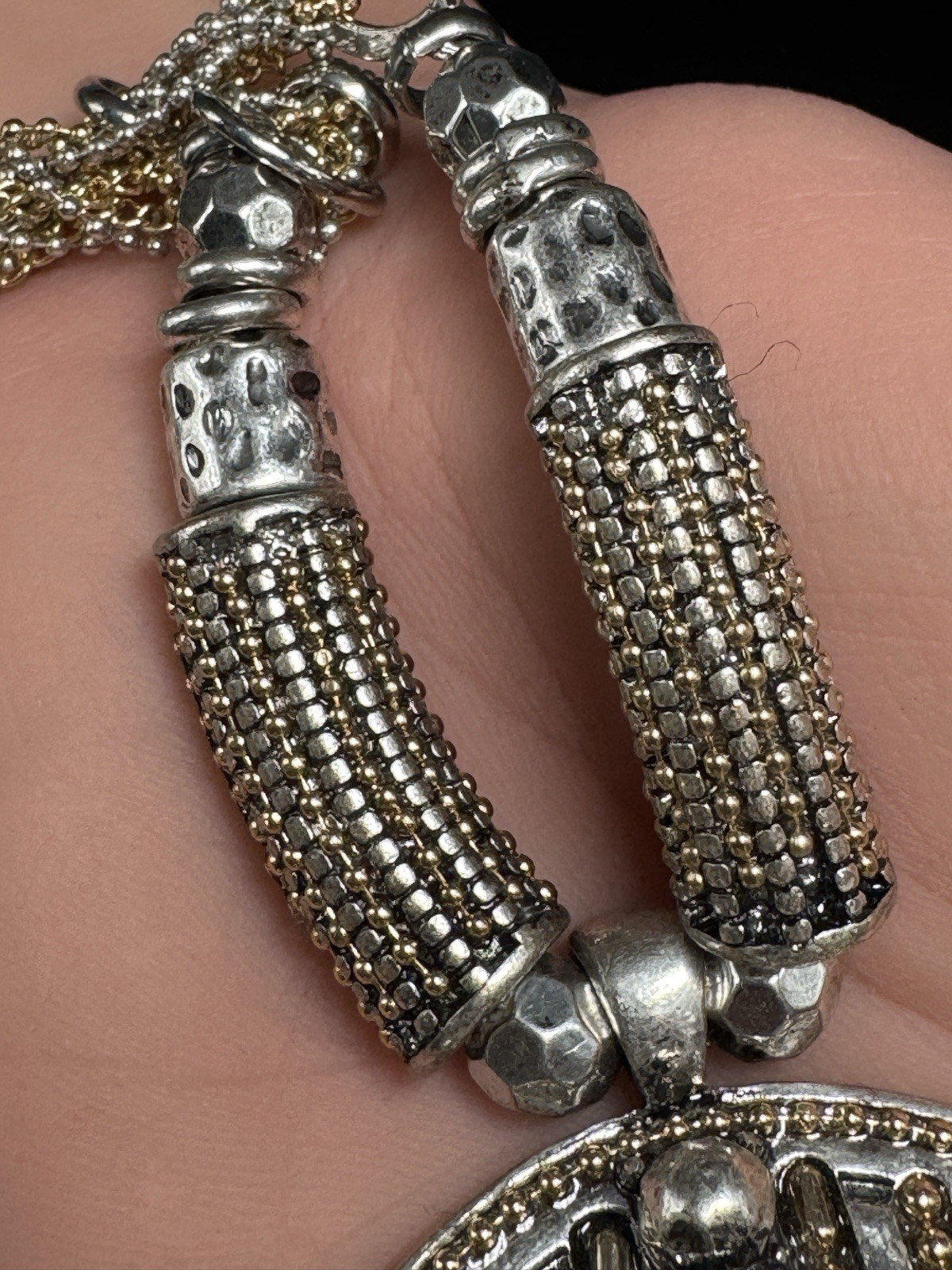 Ruby Rd Two Tone Multi Strand Reactive Pendant Ne… - image 11