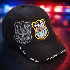 Basecap Basball Cap Cappy USA Police Polizei Western Kappe Amerika Mütze Capi