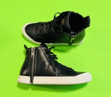 Diesel S-Nentish Black Leather High Top Men s...