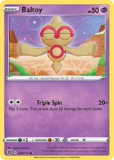 Baltoy 058/172 Brilliant Stars Common Pokemon NM/M