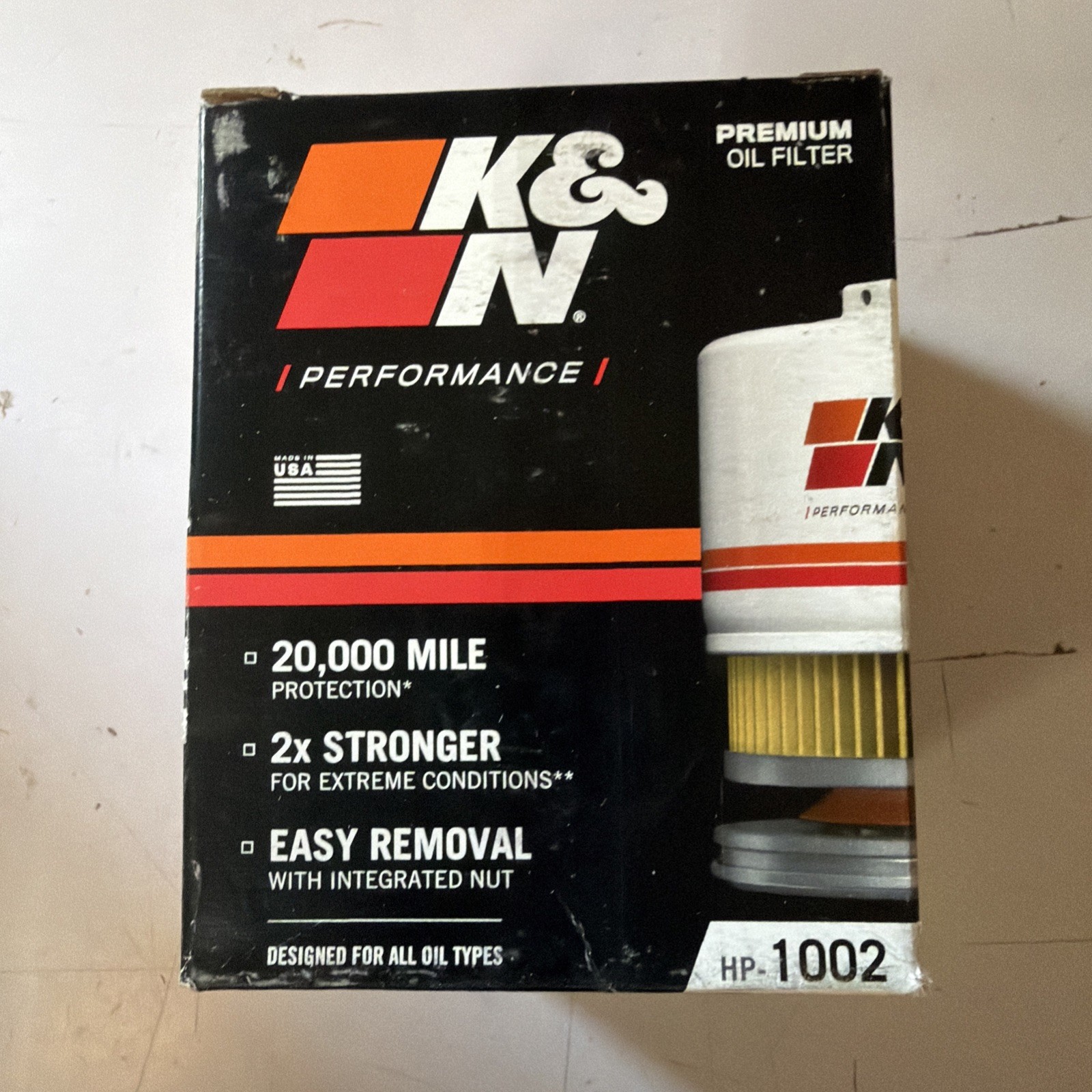 6 K&N Oil Filter HP-1002 For 87-92/93-98 Supra Turbo/Non-Turbo, 06-09 Miata