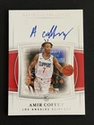 2019-20 Panini National Treasures Auto Amir Coffey RC Rookie #156 /99