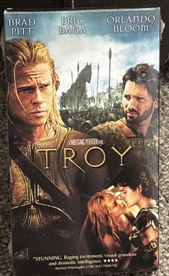Troy (VHS, 2004) Brad Pitt, Eric Bana, Orlando Bloom New Sealed