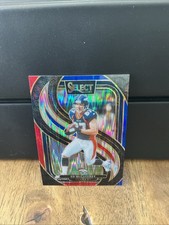 2024 Panini Select - Premier Level Ed McCaffrey #154 Red & Blue Shock Prizm