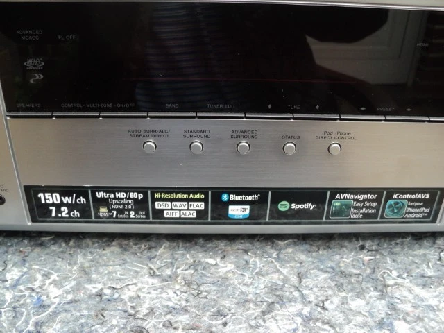 1 PIONEER VSX-924 7.2 Kanal AV Receiver mit 6 HDMI Eingängen, Bluetooth, USB WLA - Bild 2 von 4