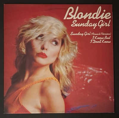 Blondie Sunday Girl (French Version) Original 1979 12  Vinyl Single