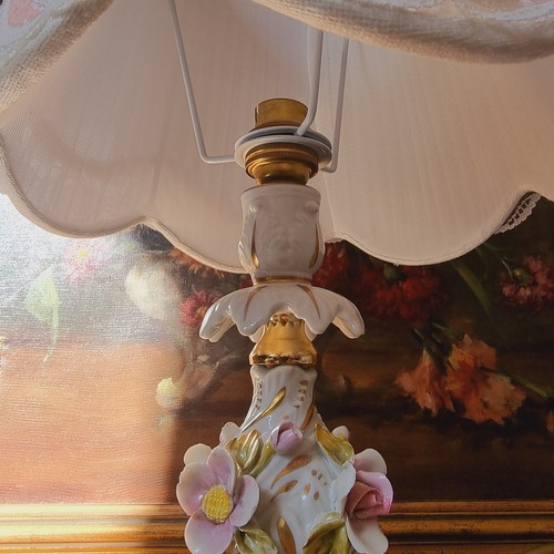 Vintage Porcelain Table Lamp - Picture 4 of 15