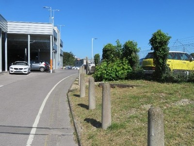 Foto 6x4 neu gebauter Parkplatz - North Yard Basingstoke Eisenbahn Personalpark c2017