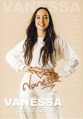 Vanessa DOLLINGER - dt. Schlagersängerin, Original-Autogramm!