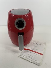 Kitchen HQ 2-Liter Digital Air Fryer Countertop- Red