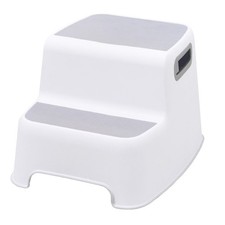 2 Step Stool for Kids Extra Wide, Non-Slip Toddler Potty Training Toilet Stool