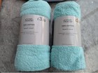 George Pale Blue Thin Beach Towels X 2 Perfect For Travel