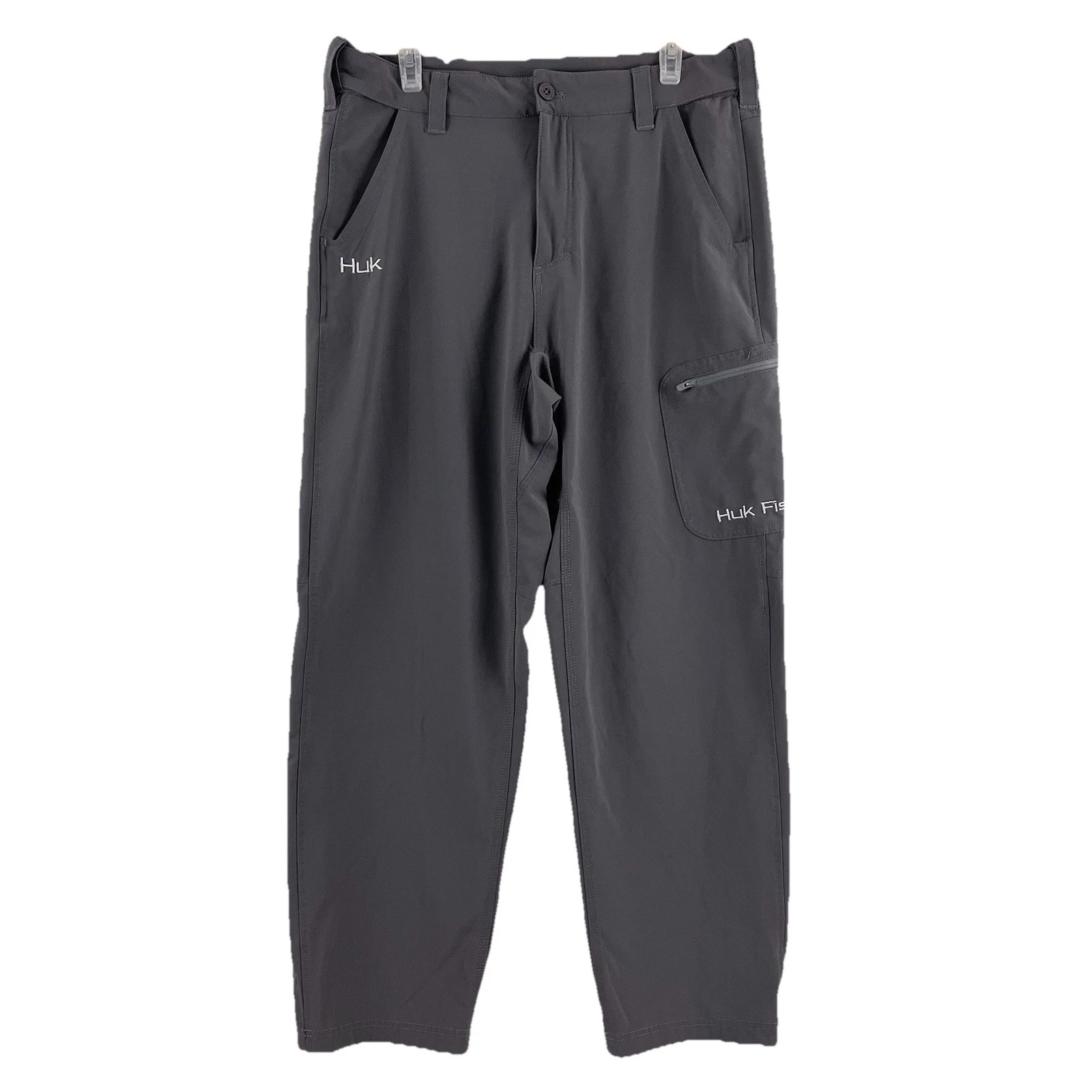 HUK Next Level Performance Fishing Cargo Pants Mens L Gray 36x30 Stretch
Opens in a new window or ta