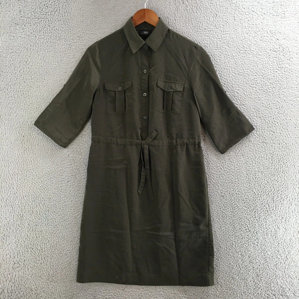 mossimo shirt dress Olive green t-shirt dress