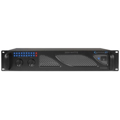 Technical Pro Professional 3000 Watts 2U 2-Channel DJ Power Amplifier with Du...