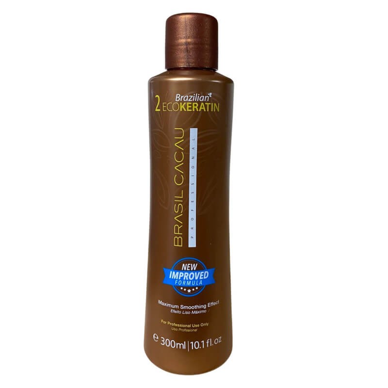 Lissage brésilien EcoKeratin N° 2 Brasil Cacau 300 ml soin kératine réduction volume