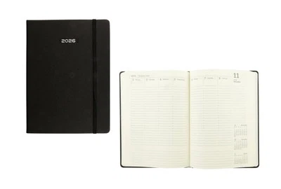 STYLEX SCHREIBWAREN Terminplaner 2026 / Wochenkalender / Farbe: schwarz