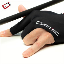 Cuetec AXIS Pool/Billiards Black Glove; Left Bridge Hand, Small