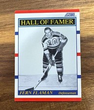 1990-91 Score American #357 Fern Flaman Near Mint