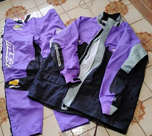 Vtg MSR Racing Jacket Purple XXL 40" Pants Made USA Malcom Smith ISDE Pro