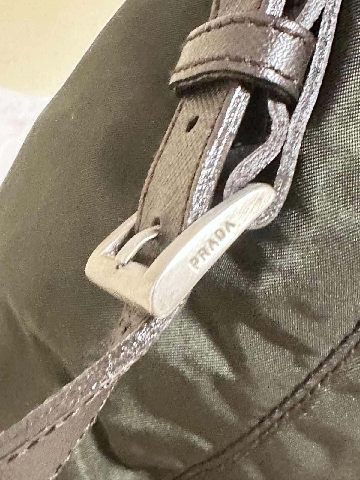 Authentic PRADA Testudo Nylon Mini Backpack Trian… - image 10