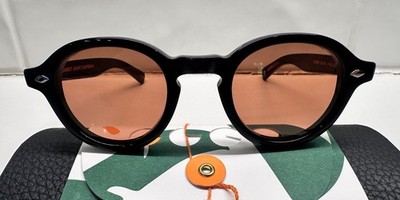 NEW Garrett Leight Flipper Sun BIO-BK/SFPRW 45 Unisex Sunglasses FREE Shipping