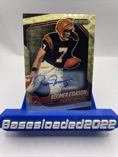 Boomer Esiason 2025 Prizm Black Auto Prizms Gold Vinyl Shimmer FOTL 2/5 Bengals