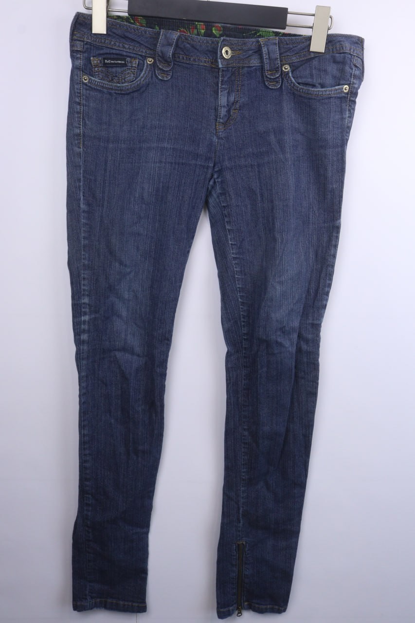 D&G DOLCE & GABBANA WONDER Denim Blue Women's Slim Skinny Jeans Size 28