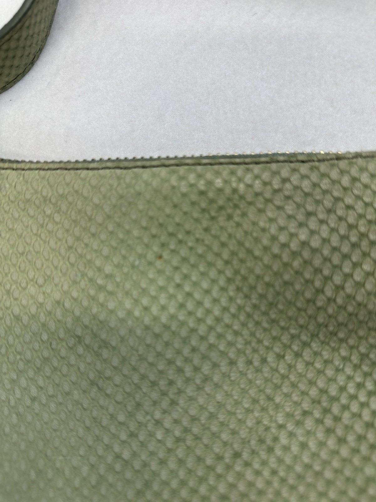 FOSSIL LONG LIVE  python embossed large green lea… - image 5