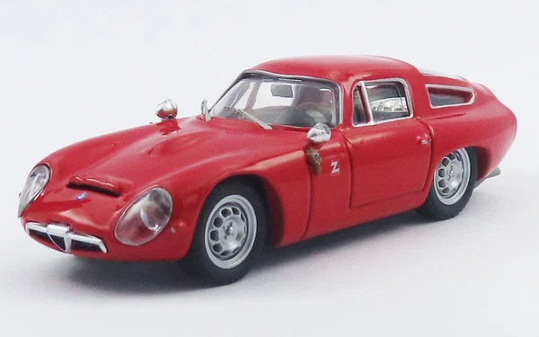 Best Model BEST9059/2 1/43 Alfa Romeo Giulia TZ 1 Prova 1963 Rot Modellauto-image