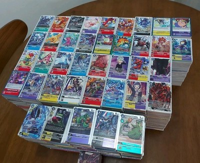 Lot Of 1000 Digimon Cards! 900 Commons & 100 FOILS - Buy More & Save!