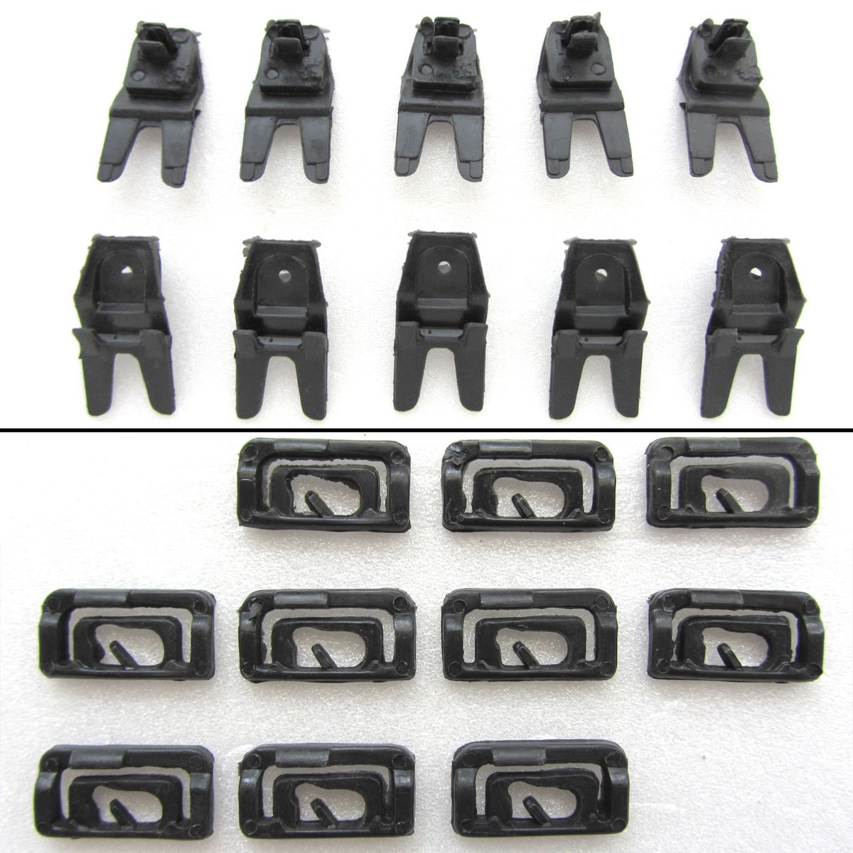 Windshield Weatherstrip Moulding With 10 Clips For Toyota Corolla KE70, KE75, TE71, TE72 – White