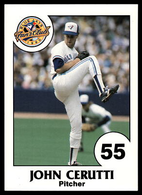 1990 Toronto Blue Jays Fire Safety John Cerutti #NNO Baseball Card