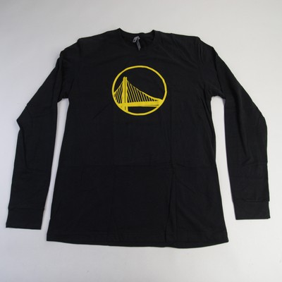 Golden State Warriors Next Level Long Sleeve Shirt Men's Black New