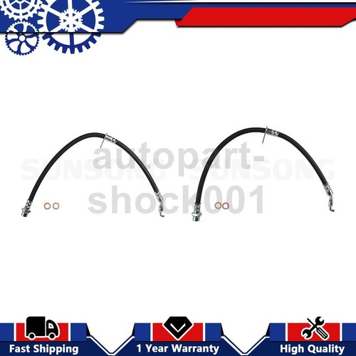 Sunsong Rear Brake Line Hose Fits 2008 2009 2010 2011 2012 Toyota Highlander_AH