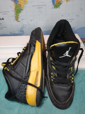 Air Jordan 3 Retro Air Blue (!)in Gelb(!) - RARE - 136064-007 - Size:44 - 28/28